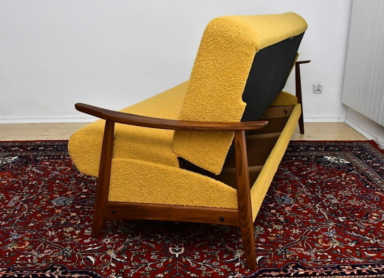 Image 1 of Canapé pliant scandinave en teck, années 1960