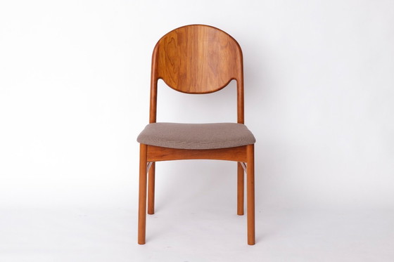 Image 1 of Juego de 6 sillas de comedor danesas de teca - Korup Stolefabrik - 1970s Mid-Century Modern