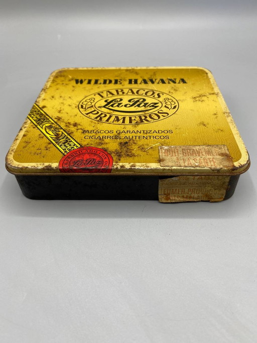 Cigar box La Paz Wilde Havana – Tabacos Primeros – Netherlands, 1980s-1990s – decoratieve objecten, Metal (photo 2 of 3)