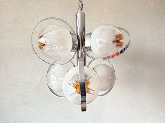 Image 1 of Lampe Sputnik vintage Mazegga