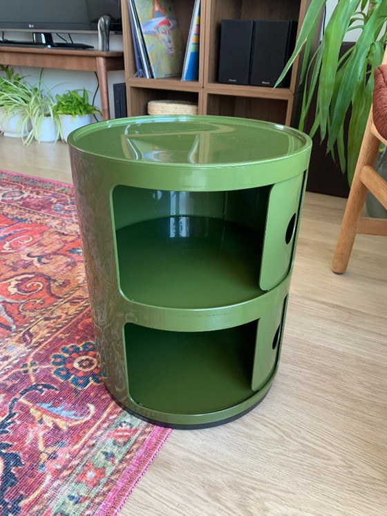 Image 1 of Green Kartell Componibili Cupboard - 2 Compartments