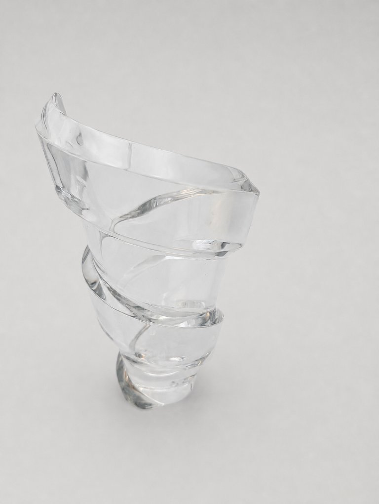 Baccarat - Thomas Bastide - Vase - Spiral 20 cm - Crystal | €600