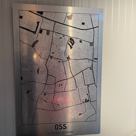 Decoración de pared Mondi Art Map Oss