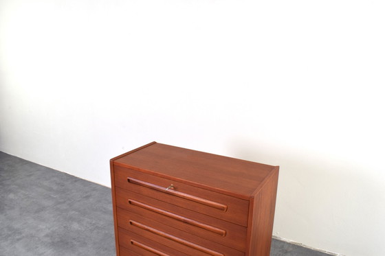 Image 1 of Mid-Century Danish Teak Chest of Drawers, 1960s
