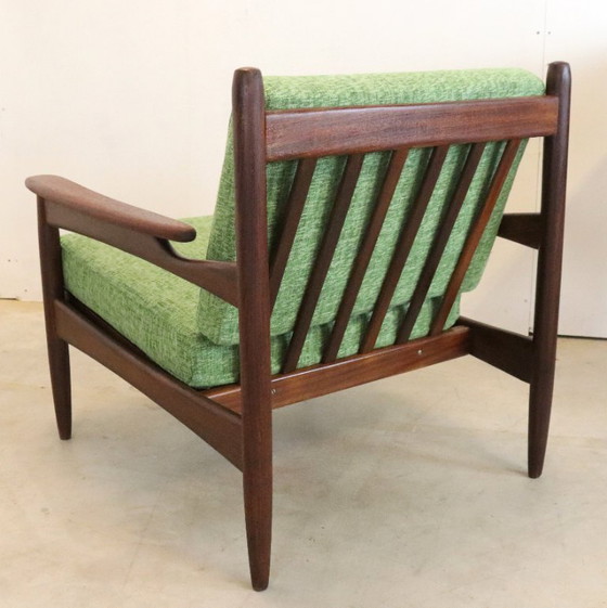Image 1 of Vintage fauteuil stoel nieuw gestoffeerd 'Rozendaal' 