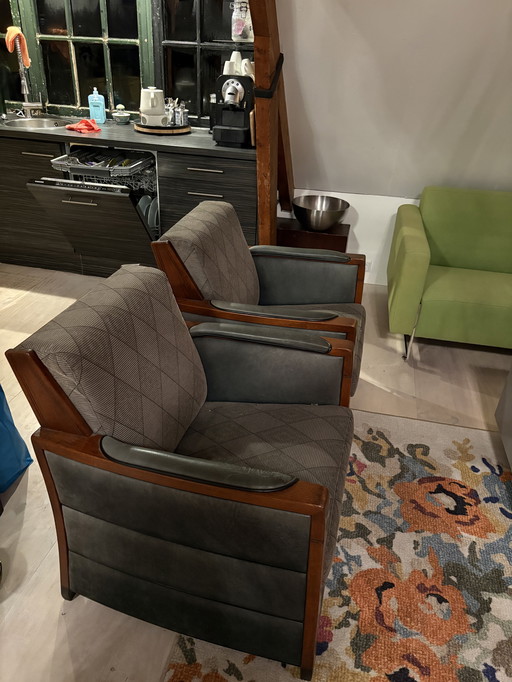 Fauteuils d'achtige « Schuitema »