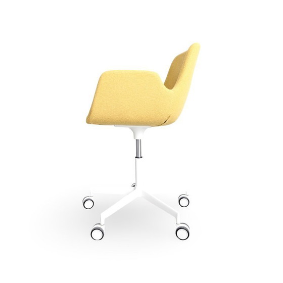 Image 1 of Set van 5 originele S131 Lapalma stoelen met armleuningen van Hee Welling-stof.