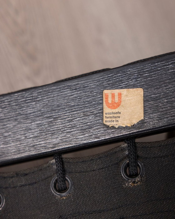 Image 1 of Een paar vintage leren fauteuils uit de jaren 70, model "Siesta", ontworpen door I. Relling voor Westnofa.