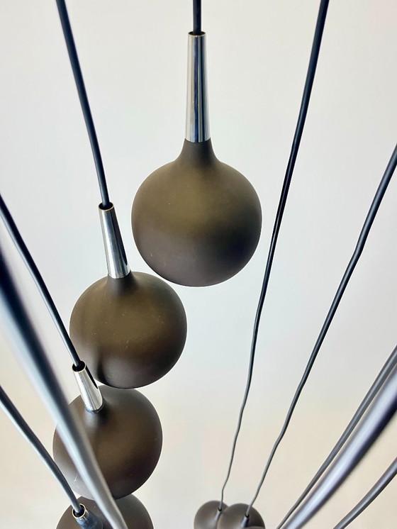 Image 1 of Lampada a sospensione vintage Hans-Agne Jakobsson Dome per AB Markaryd - Design svedese degli anni '70, 10 paralumi