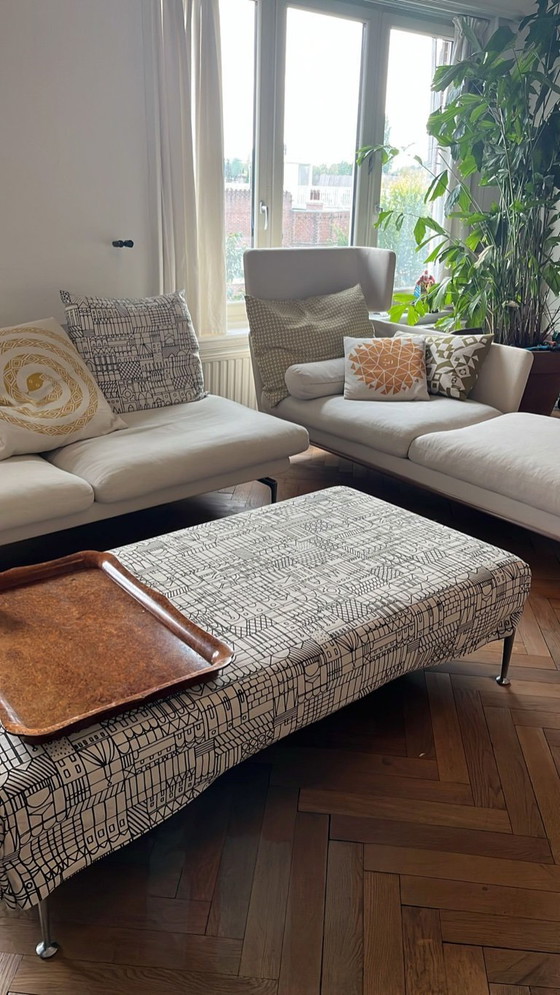 Image 1 of Vitra Suita couch, lounge chair en ottoman door Antonio Citterio