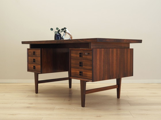 Image 1 of Rozenhouten bureau, Deens ontwerp, 1960S, Productie: Denemarken