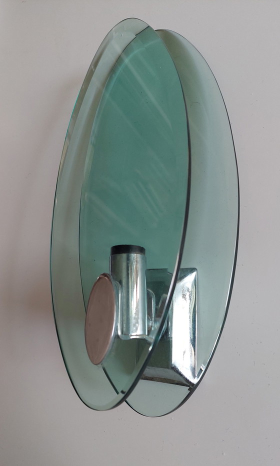 Image 1 of 2 Fontana Arte Italiaanse vintage wandlampen