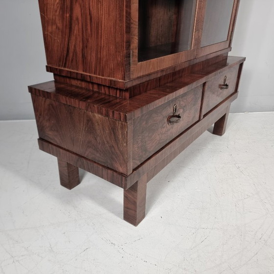 Art Deco Vitrine, 1970er Jahre – Holz (photo 7 of 11)