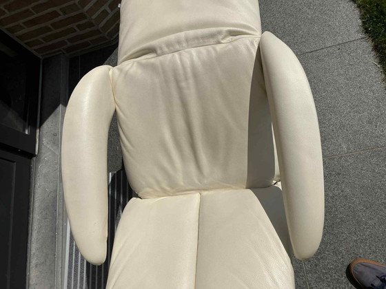 Image 1 of Jori Symphony Pelle beige (bianco crema), Medi, poltrona reclinabile monomovimento