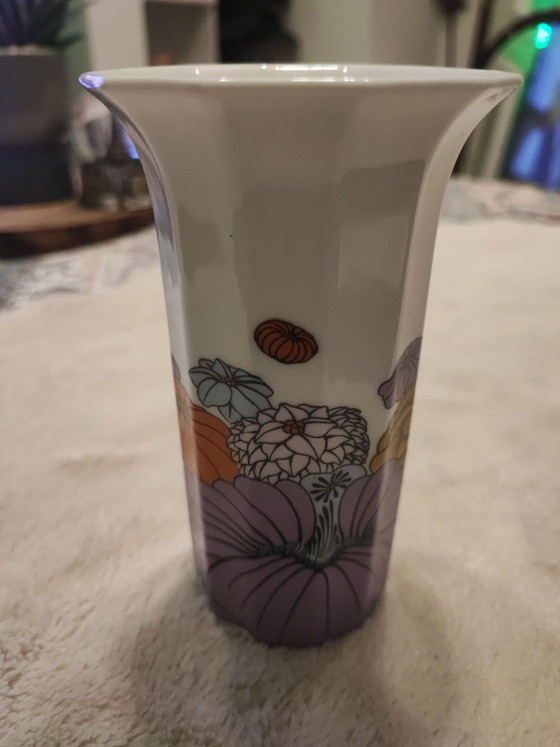 Vaso Vintage Rosenthal Porcellana "Studio Linie", Vasi, Multicolore (foto 5 di 5)