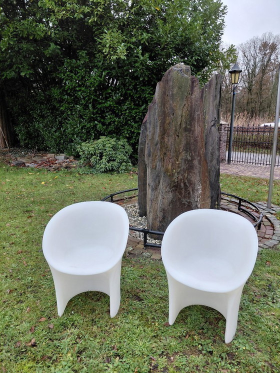 Image 1 of 2x Moon Chair by Tokujin Yoshioka.