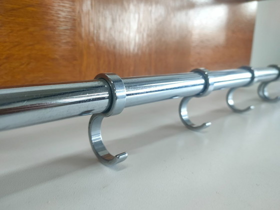 Image 1 of Appendiabiti da parete cromato in stile scandinavo vintage anni '60/'70