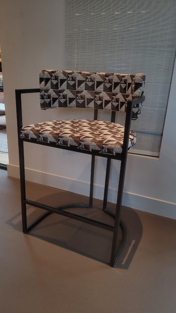 Taburete de bar Rufus Rapture – estructura de bronce – Taburetes de bar, Textil (photo 2 of 7)