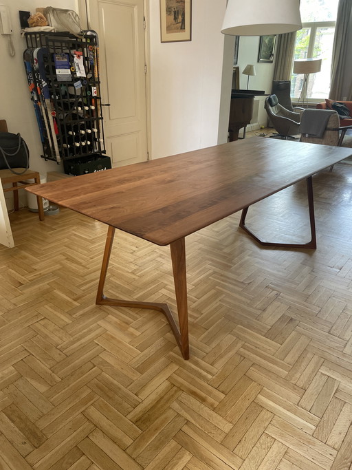 Time period walnut dining table