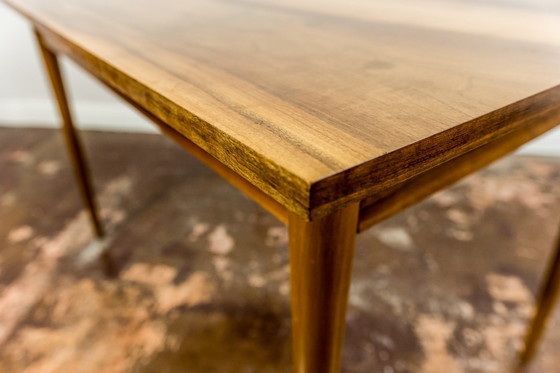 Image 1 of Mid Century Extendable Dining Table In Walnut, 1960s