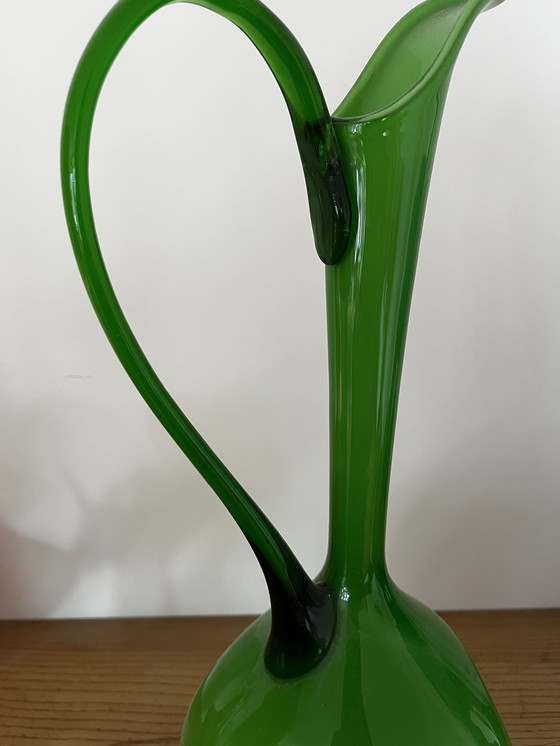 Image 1 of Vintage Opaline vaas / karaf