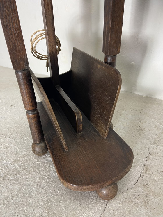 Image 1 of Vintage Staande Lamp Lectuur Bak