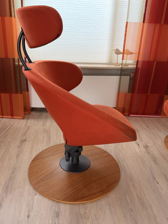 Image 1 of Deux Stokke Varier Peel Orange avec repose-pieds