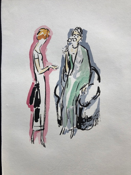 Kees van Dongen La Garconne 1925 pochoir