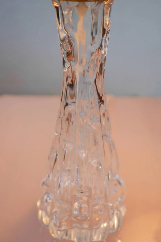 Image 1 of Carl Fagerlund Crystal Glass Table Lamps. Orrefors, Sweden