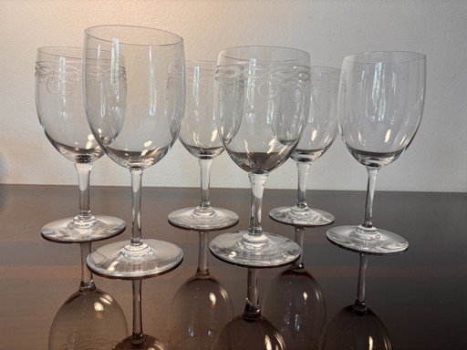 4 perfection Glasses & 2 Byzantin Baccarat