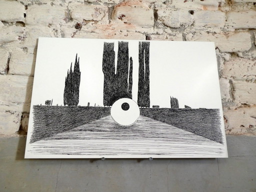 François Trocquet, Composition, 2010, Print