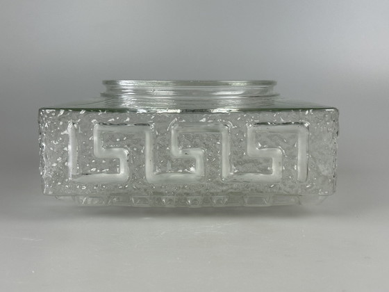 Image 1 of 60s 70s Lámpara Plafoniere Flush Mount Vidrio Diseño Alemán