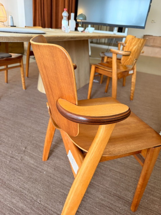 Chaise Domus en Teck, Ilmari Tapiovaara pour Knoll International, Années 50, Édition Rare (photo 6 of 10)