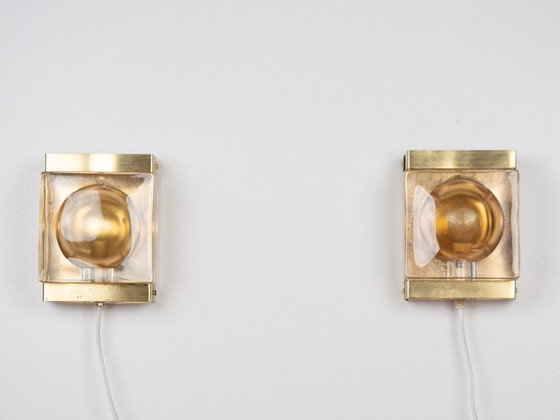 Image 1 of Paire de deux appliques Vitrika Maritim des années 1960