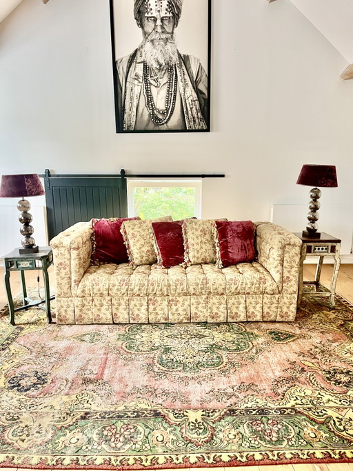 Classic English 3-seater sofa