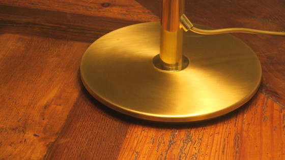 Lámpara de mesa italiana multi-ajustable de latón de Relux Milano, década de 1970. – Lámparas de mesa, Brass (photo 5 of 12)