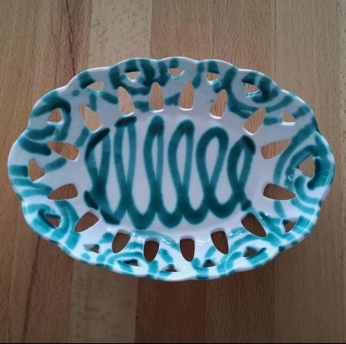 Gmundner Keramik basket bowl with opening, flamed | €49 | Whoppah