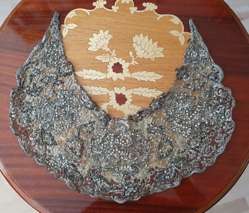 Magnifique collier à paillettes (antiquité, vers 1900)