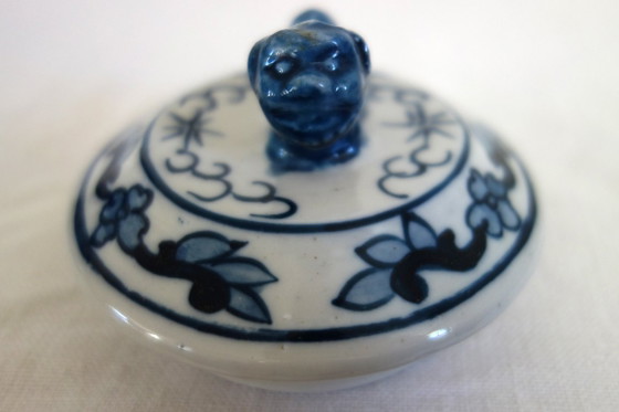 Chinesische Teekanne, frühes 20. Jahrhundert, Tischdekoration, Keramik, Weiß, Aziatisch (Foto 11 von 11)
