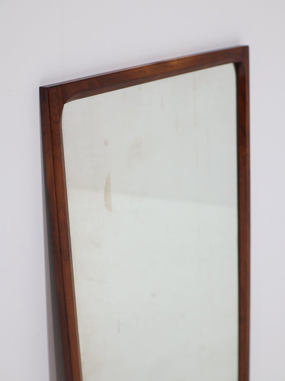 Grote spiegel Aksel Kjersgaard palissander Deens vintage jaren '60 – Glass, Wood (photo 6 of 10)