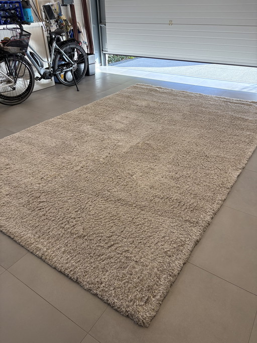 Tappeto Jov, lana e lino, 230x230