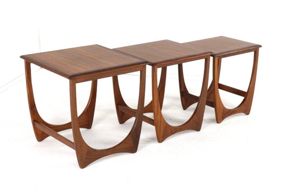 Image 1 of Tavolini ad incastro G-Plan Fresco 'Dogmersfield' Vintage