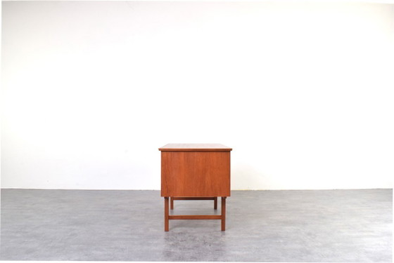 Image 1 of Bureau de direction danois moderne en teck, style Mid-Century Modern, années 1960