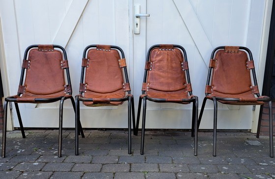 Image 1 of 4 x chairs Les Arcs del Vera, design Charlotte Perriand