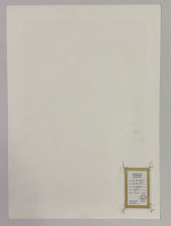 Remo Brindisi Screen Print 50x70cm, Informal, Contemporary, Modern – Lithographs & prints, Paper (photo 6 of 7)