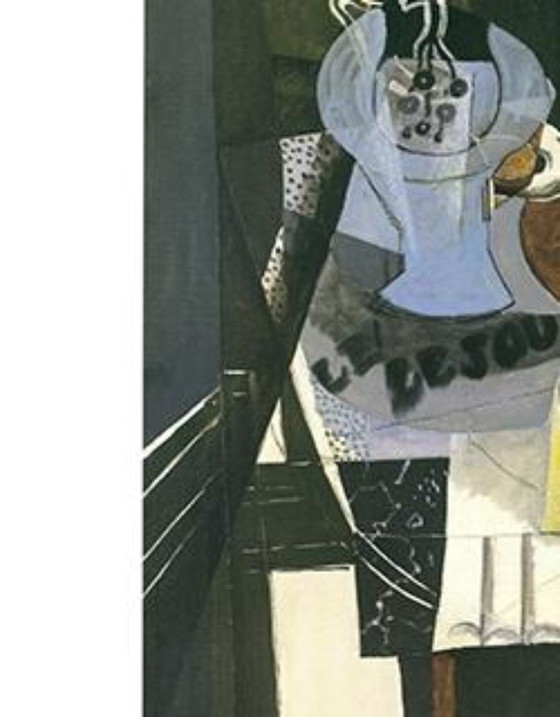 Image 1 of Georges Braque – Nature Morte au Compotier, Bouteille et Mandoline | Cubist Art Print