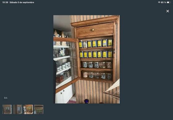 Antike Vitrine aus Holz und Glas – Crystal (photo 3 of 5)