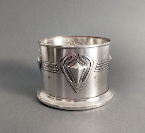 Image 1 of WMF jugendstil model 'no. 132' glass/wine holder by Albin Müller, 1905 Alemania