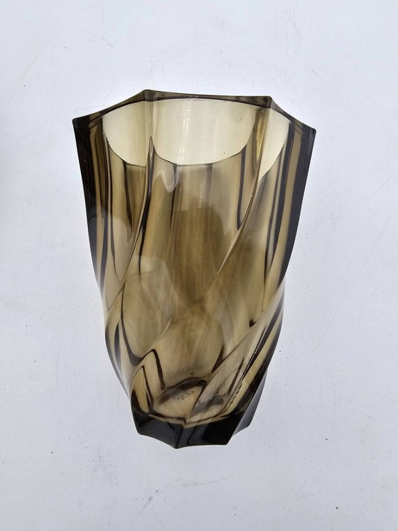 Paire de vases en verre fumé 50's – Glass (photo 5 of 5)