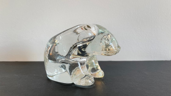 Image 1 of BOUGEOIR Ours Polaire CRISTAL Vintage